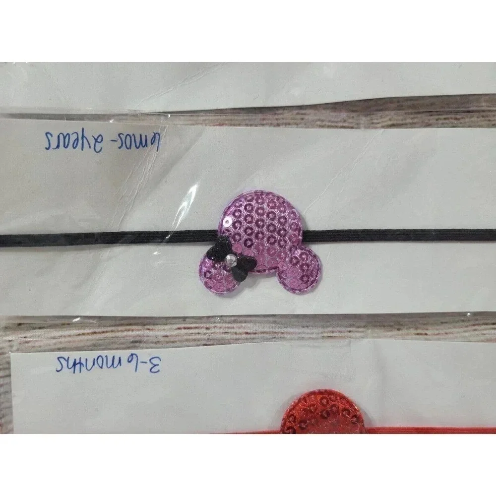Minnie Mouse Headbands Infant Size 3-6 Months 6 Months-2 Years Unbranded